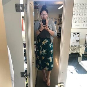Halogen floral skirt